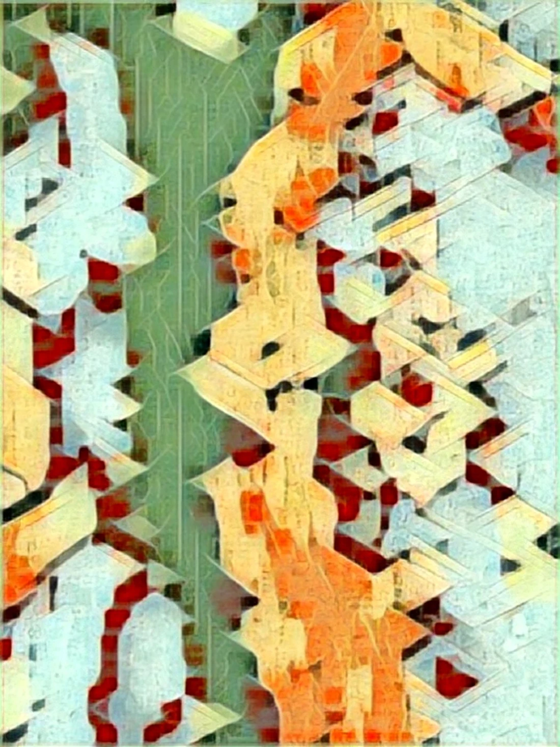 2027 Collection Seattle map artwork, study 260, by Eric Olason