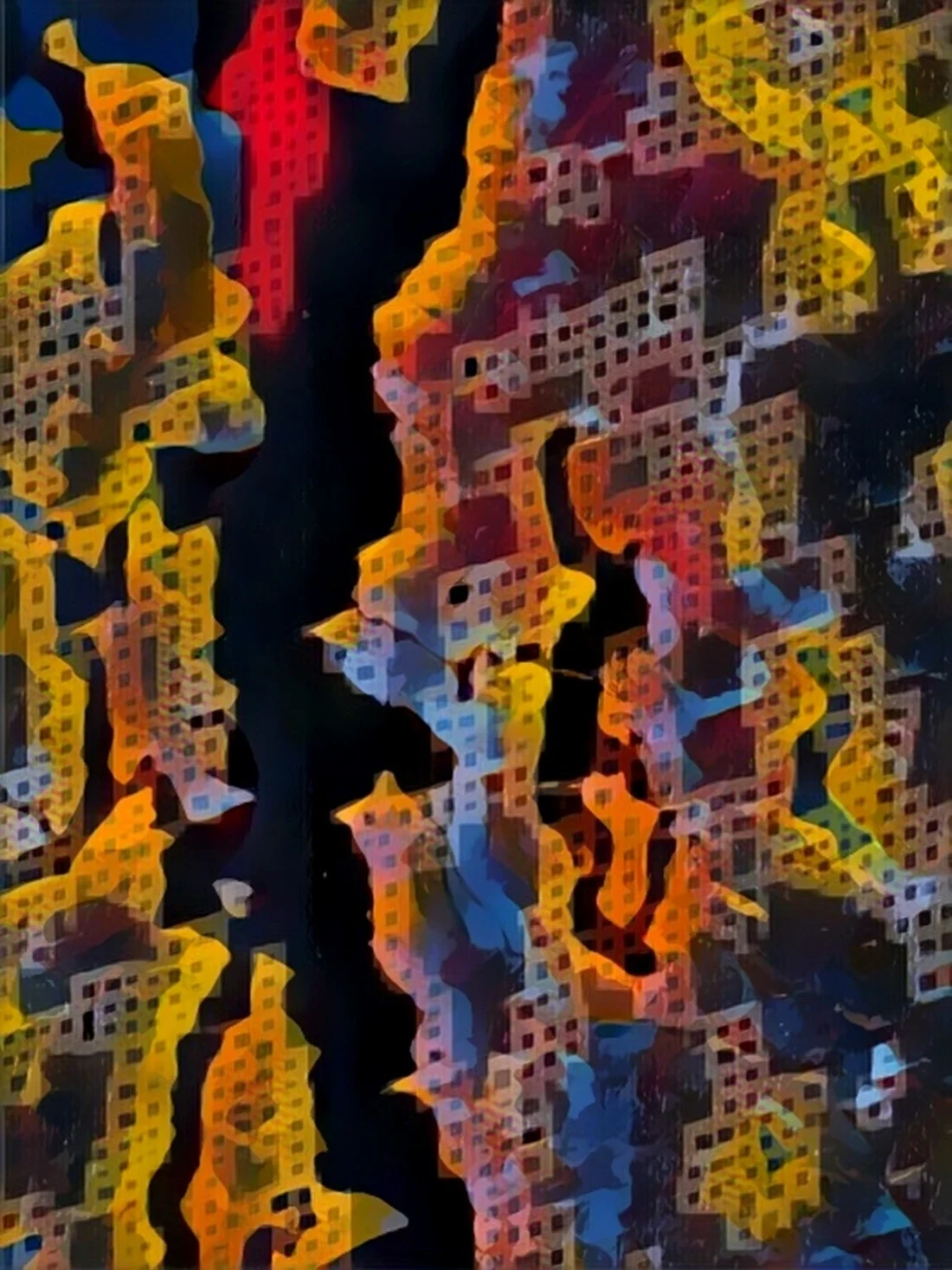 2027 Collection Seattle map artwork, study 267, by Eric Olason