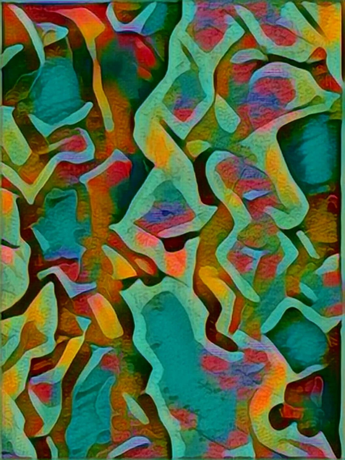 2027 Collection Seattle map artwork, study 280, by Eric Olason
