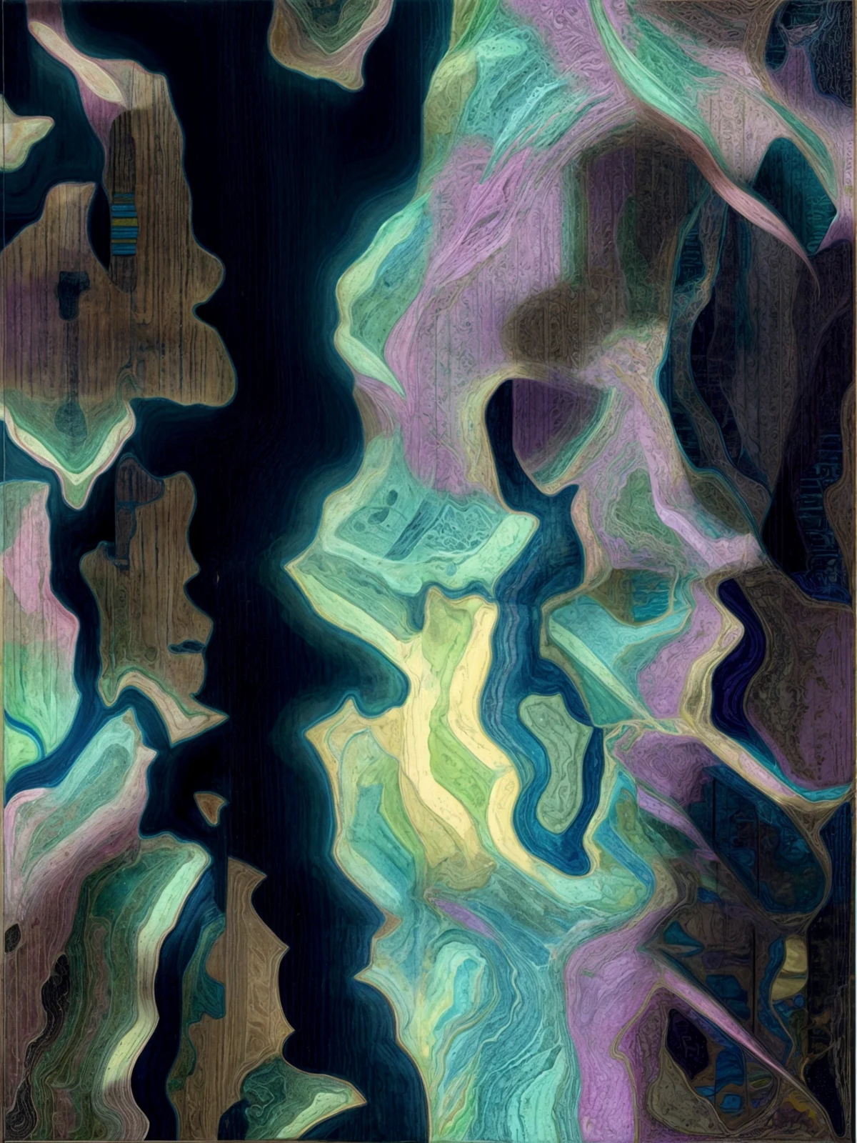 2027 Collection Seattle map artwork, study 021, by Eric Olason