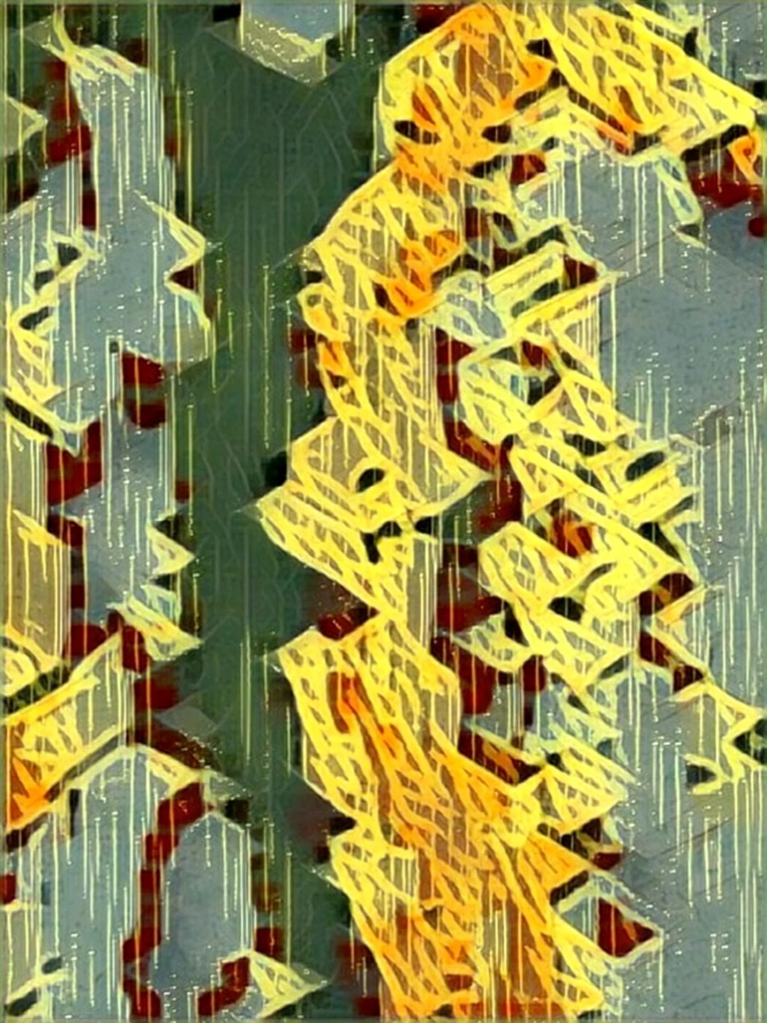 2027 Collection Seattle map artwork, study 306, by Eric Olason