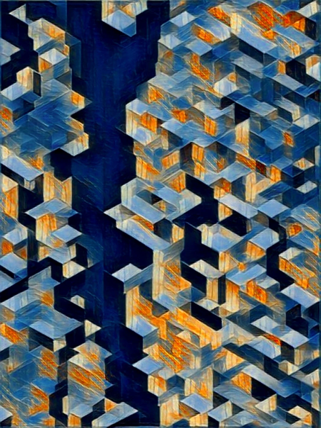 2027 Collection Seattle map artwork, study 316, by Eric Olason