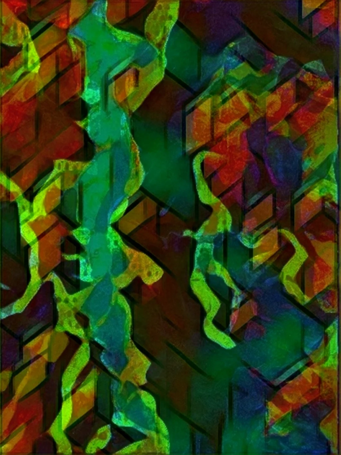 2027 Collection Seattle map artwork, study 325, by Eric Olason