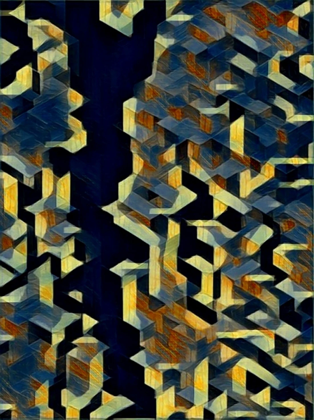 2027 Collection Seattle map artwork, study 361, by Eric Olason