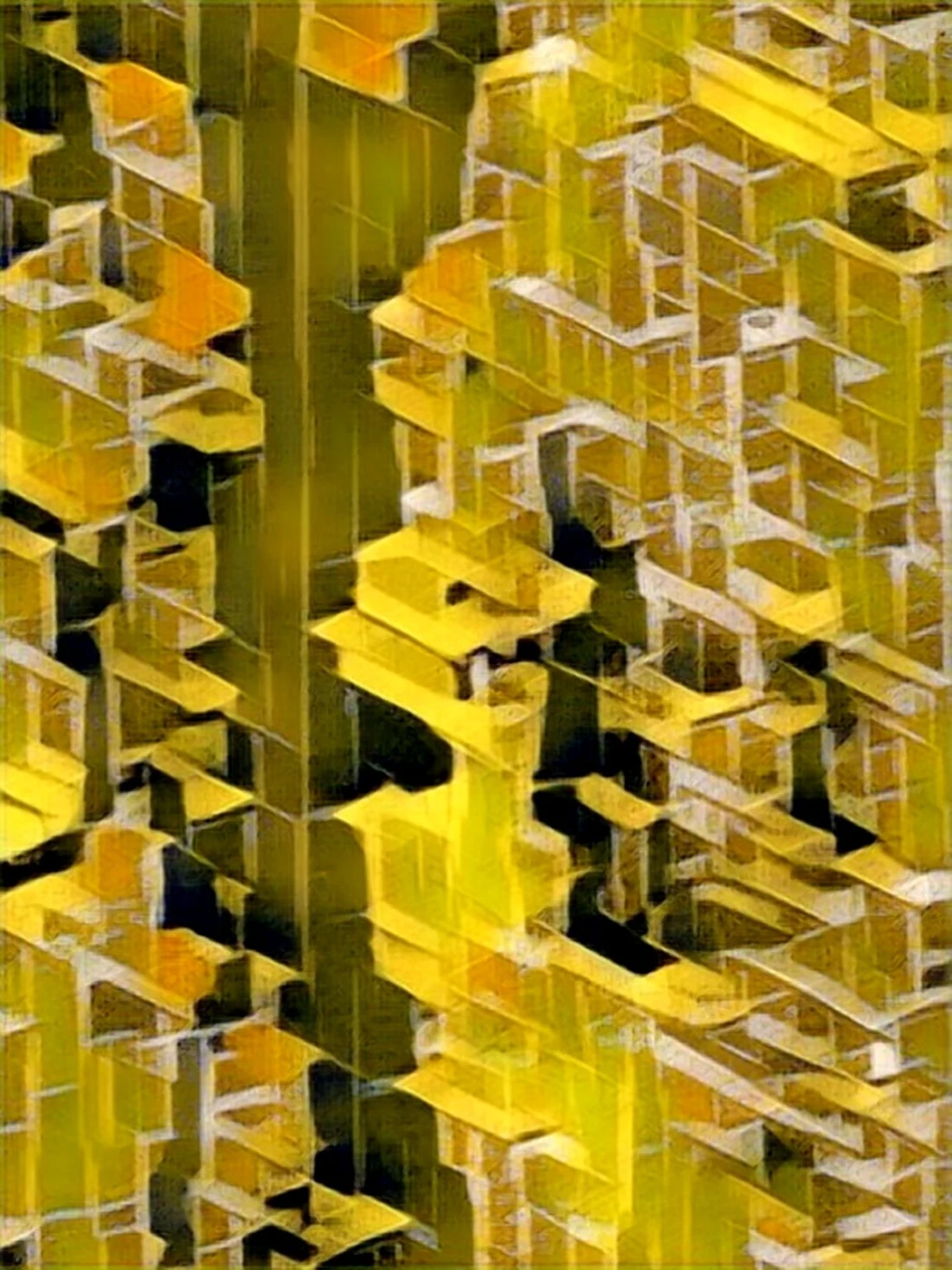 2027 Collection Seattle map artwork, study 363, by Eric Olason