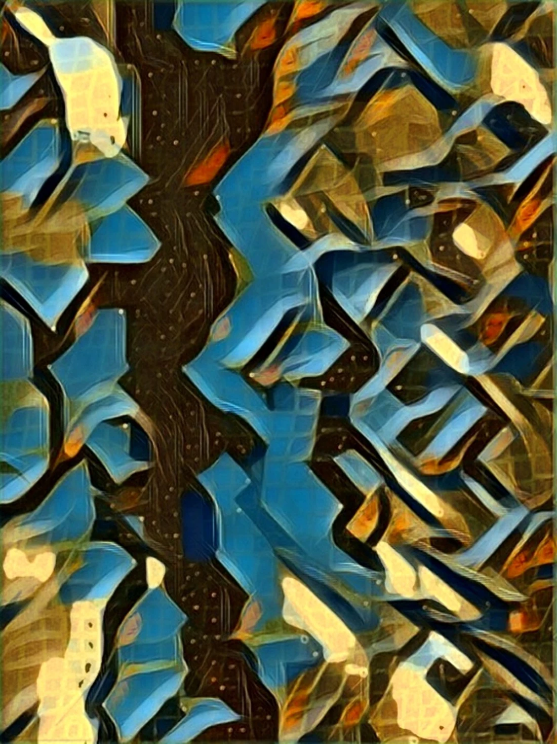 2027 Collection Seattle map artwork, study 375, by Eric Olason