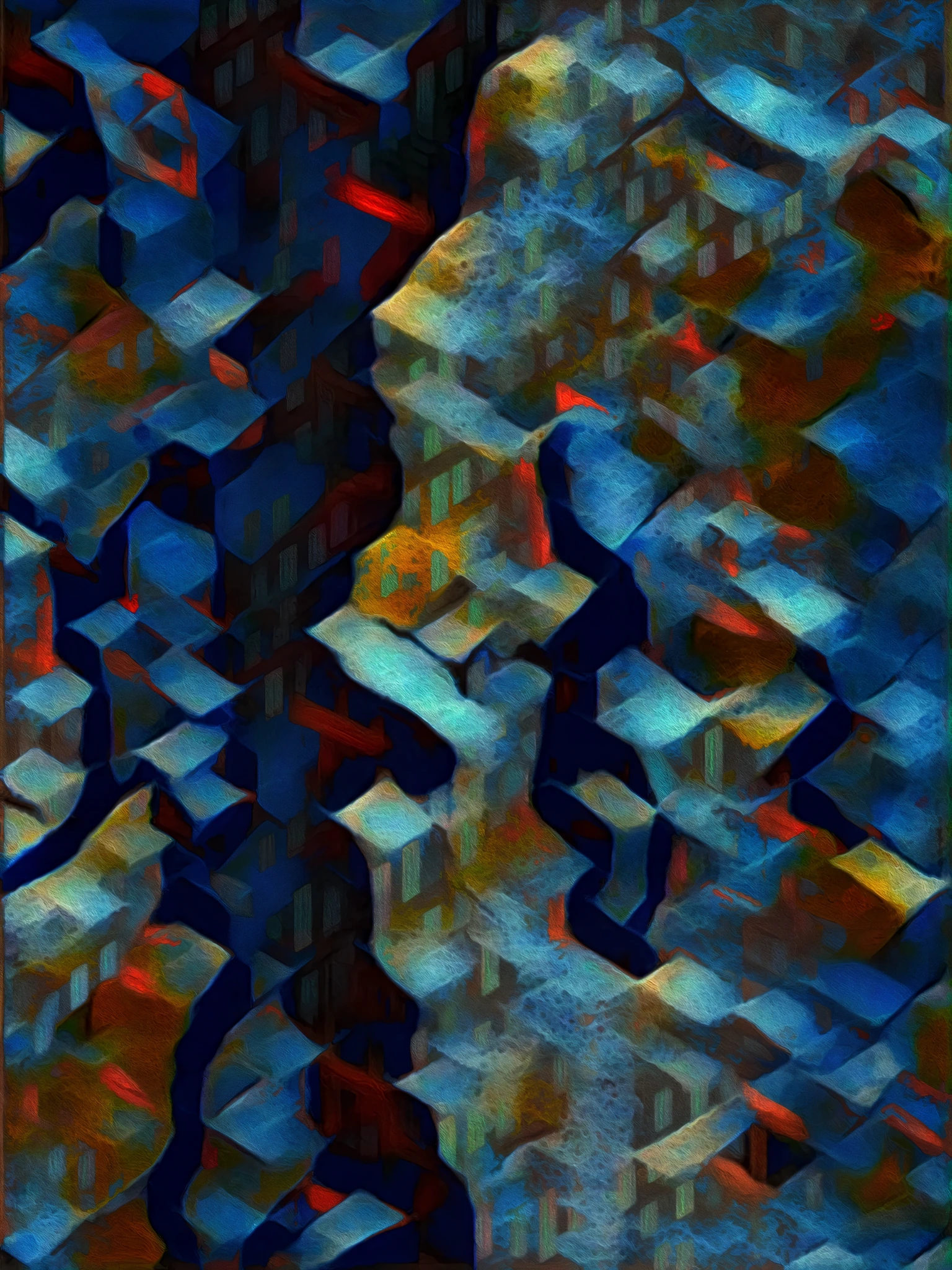 2027 Collection Seattle map artwork, study 038, by Eric Olason