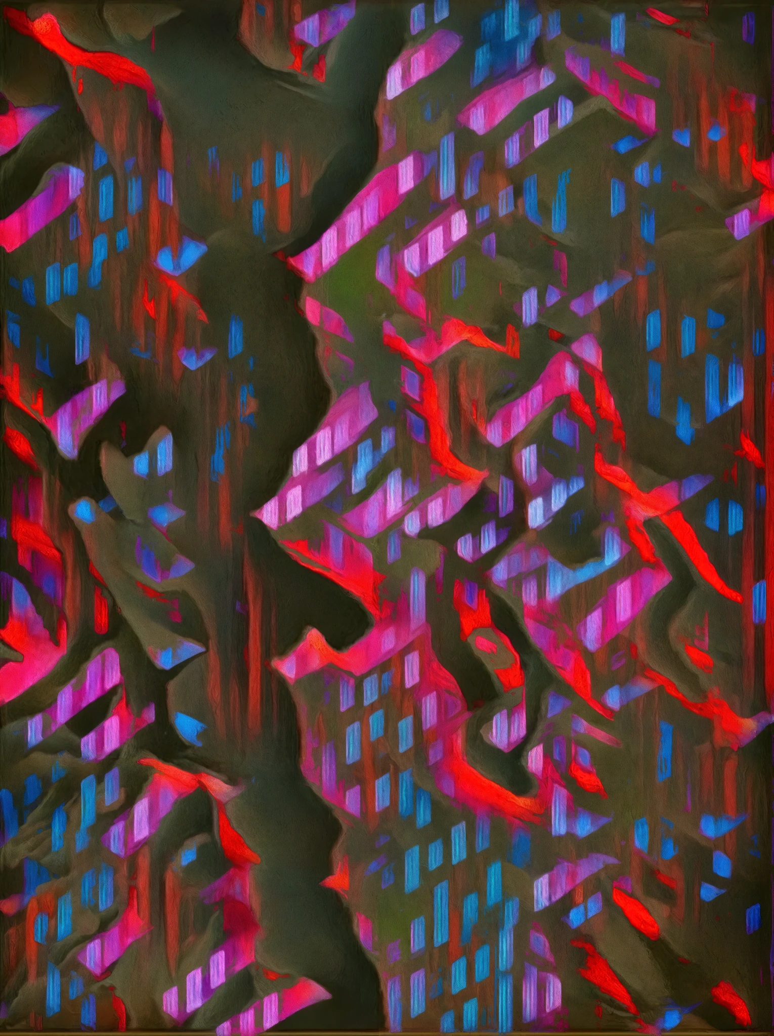 2027 Collection Seattle map artwork, study 050, by Eric Olason