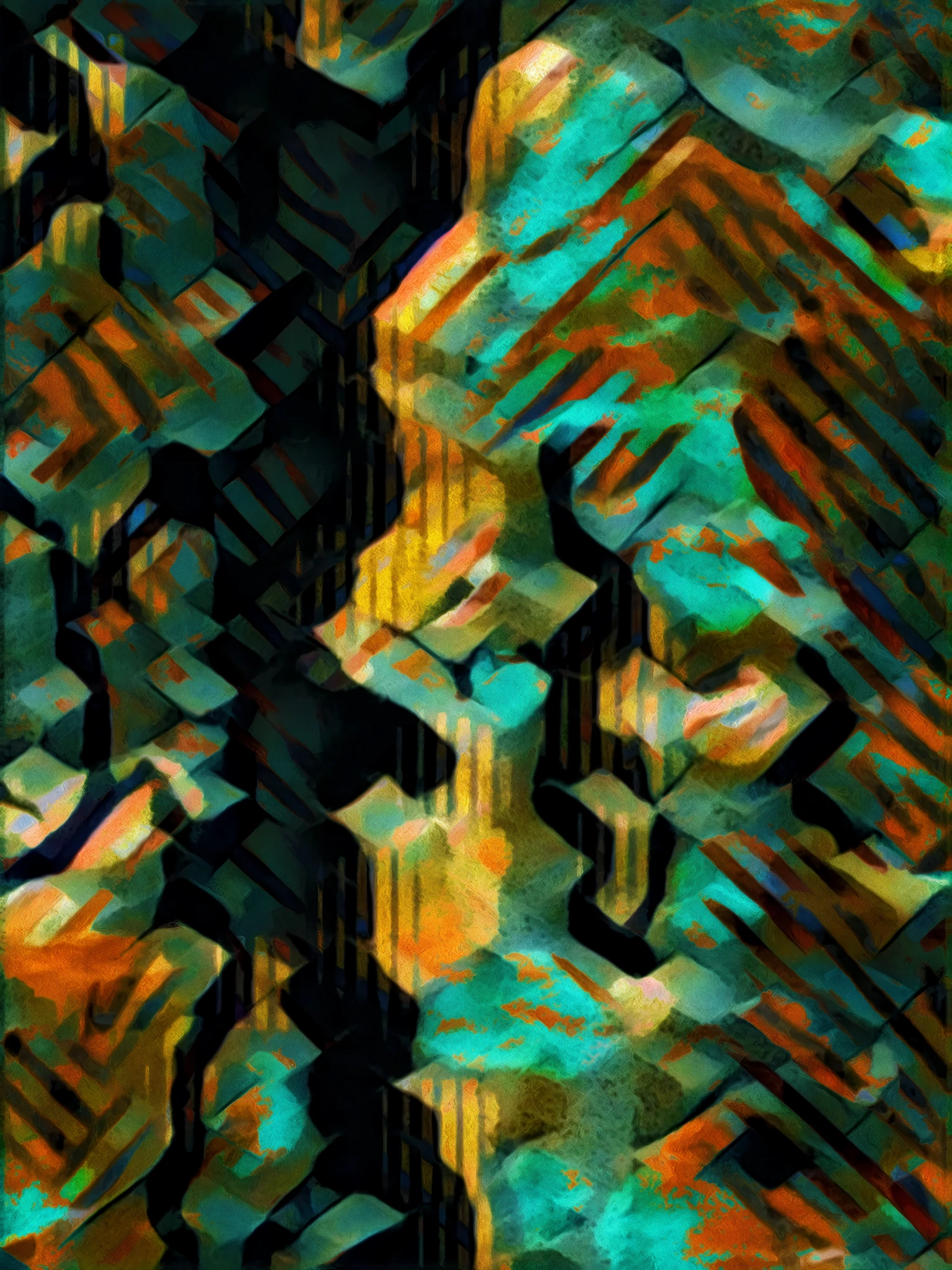 2027 Collection Seattle map artwork, study 052, by Eric Olason