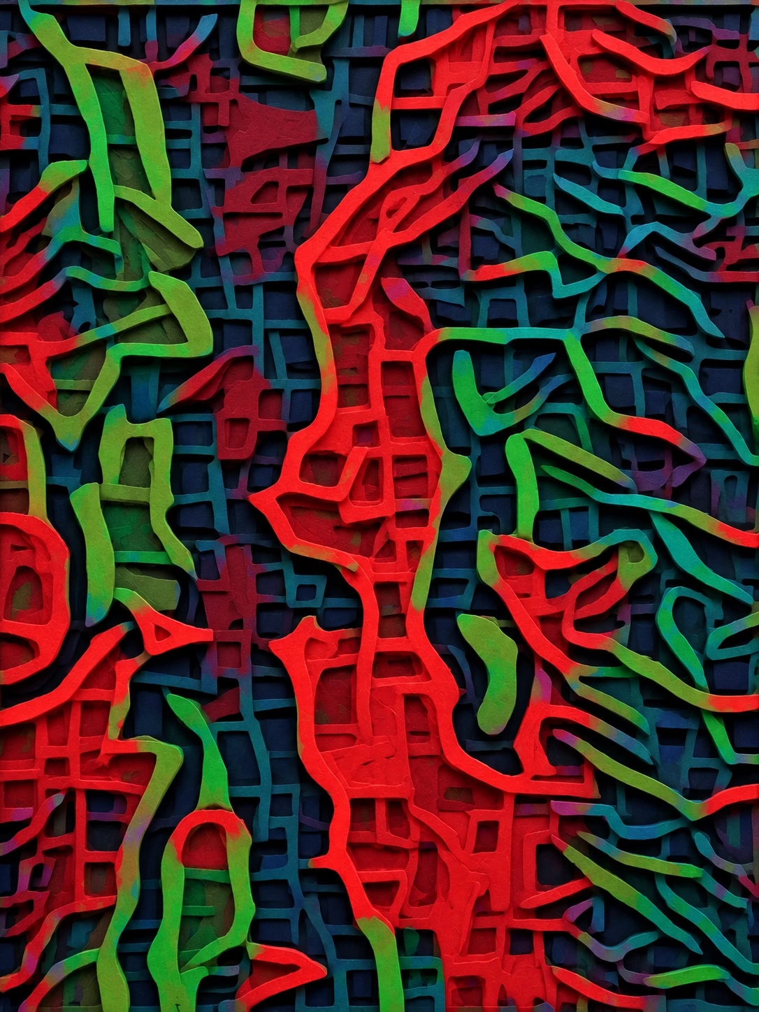 2027 Collection Seattle map artwork, study 216, by Eric Olason