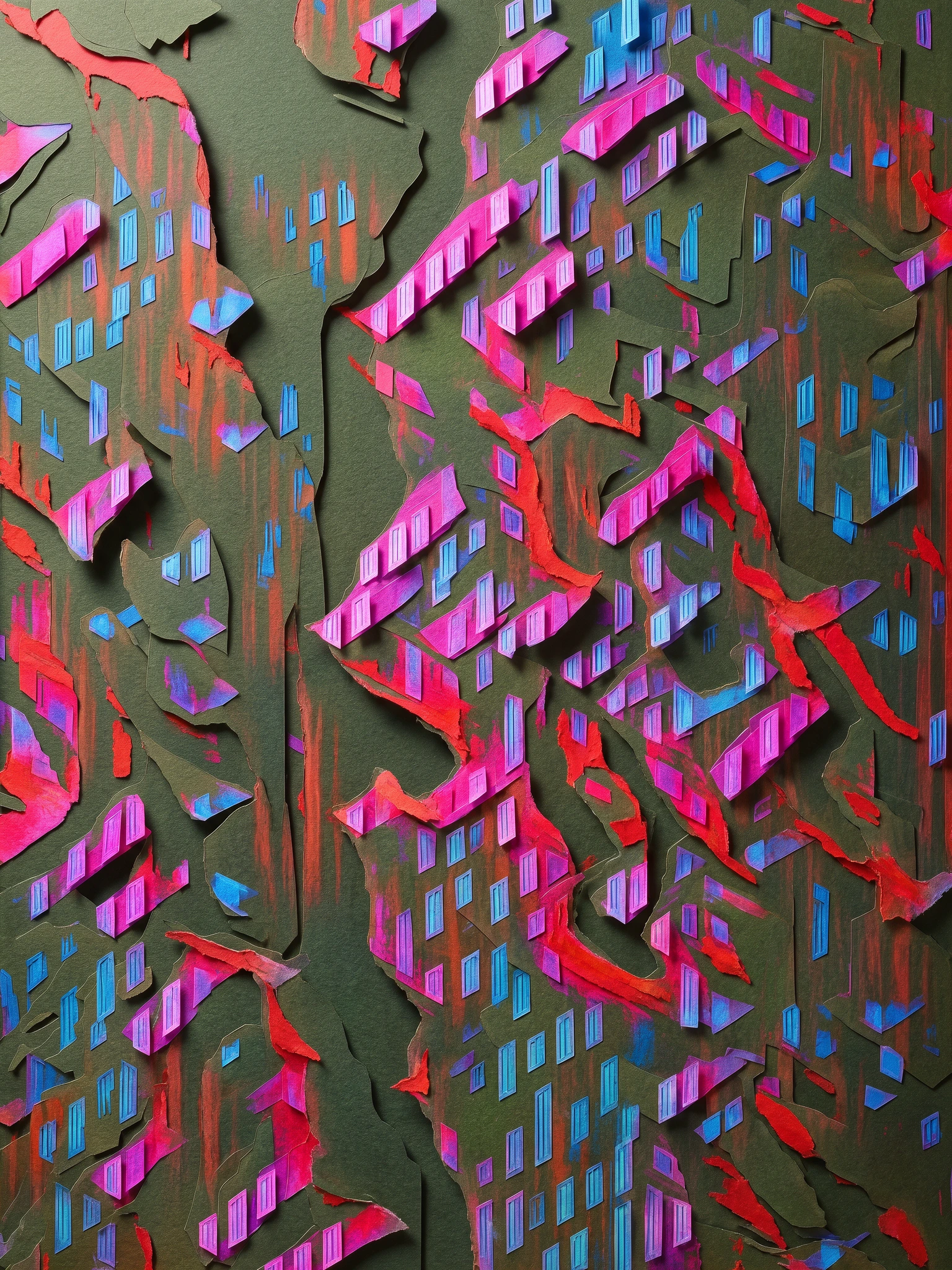 2027 Collection Seattle map artwork, study 110, by Eric Olason