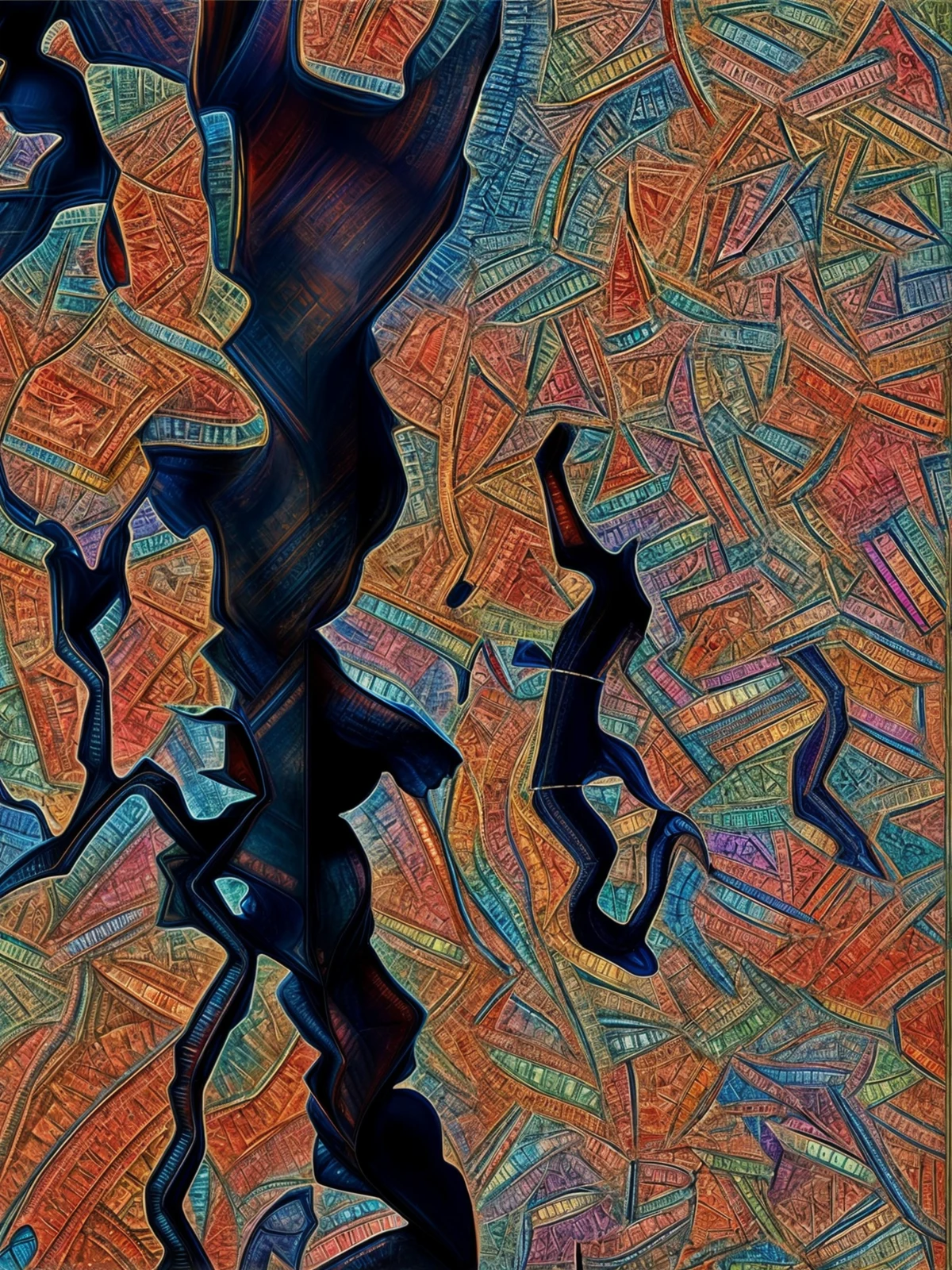 2027 Collection Seattle map artwork, study 126, by Eric Olason