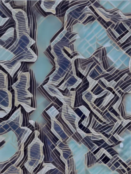 2027 Collection Seattle map artwork, study 210, by Eric Olason