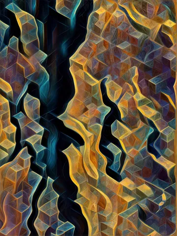 2027 Collection Seattle map artwork, study 089, by Eric Olason