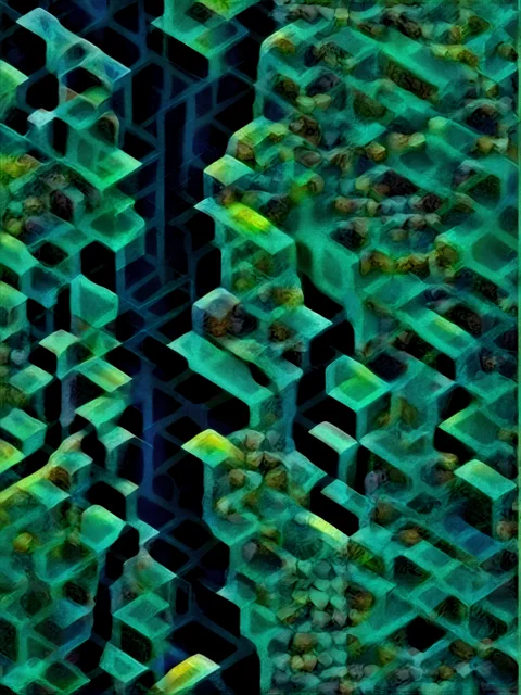2027 Collection Seattle map artwork, study 058, by Eric Olason