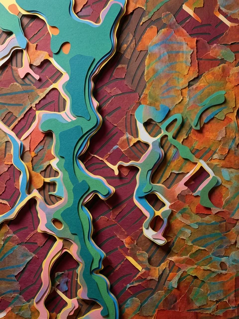 2027 Collection Seattle map artwork, study 383, by Eric Olason