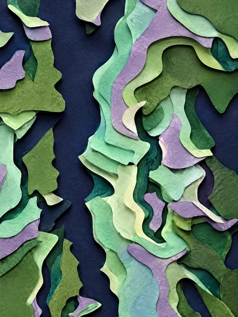 2027 Collection Seattle map artwork, study 228, by Eric Olason