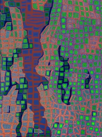 2027 Collection Seattle map artwork, study 130, by Eric Olason