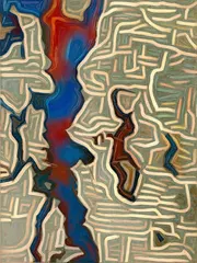 2027 Collection Seattle map artwork, study 131, by Eric Olason