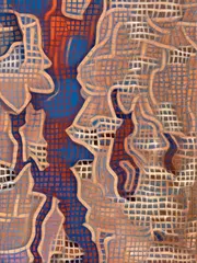 2027 Collection Seattle map artwork, study 135, by Eric Olason