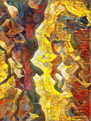 2027 Collection Seattle map artwork, study 098, by Eric Olason