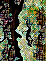 2027 Collection Seattle map artwork, study 112, by Eric Olason