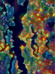 2027 Collection Seattle map artwork, study 123, by Eric Olason